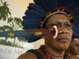 A member of Brazil's Manoki Irantxe nation