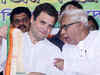In first rally, Buddhadeb Bhattacharyee shares stage with Rahul Gandhi