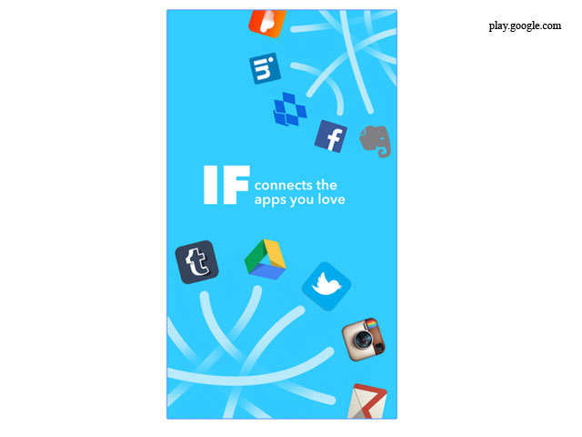 Connect two internet-based services with IF