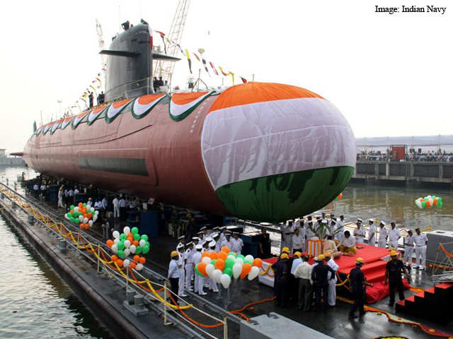 India’s first new conventional submarine starts trial