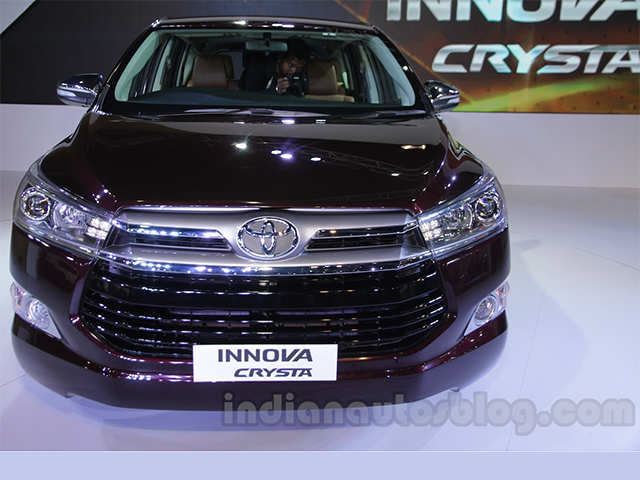 Toyota Innova Crysta Launched At Rs 13 84 Lakh Toyota Innova Crysta Launched At Rs 13 84 Lakh The Economic Times