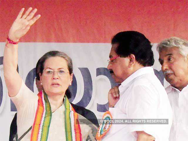 Sonia Gandhi in Thrissur