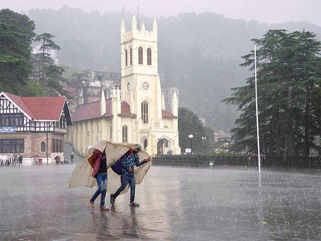 Rain in Shimla