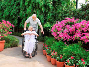 PM Narendra Modi's mother visits his official residence for the first time