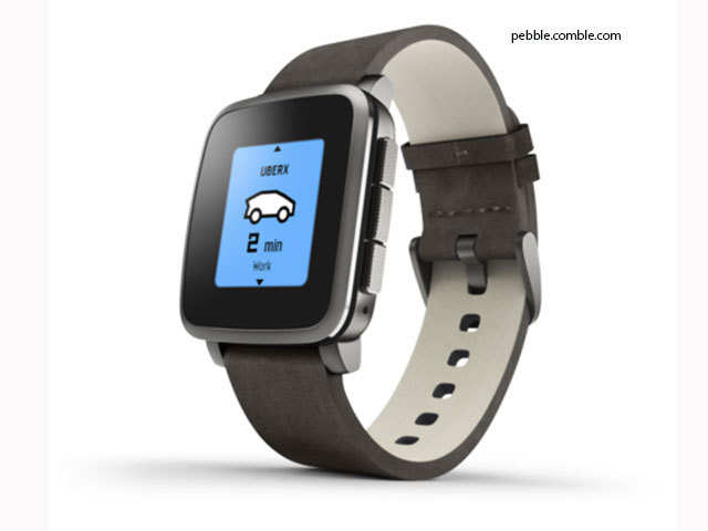 Pebble smartwatches have e-ink displays