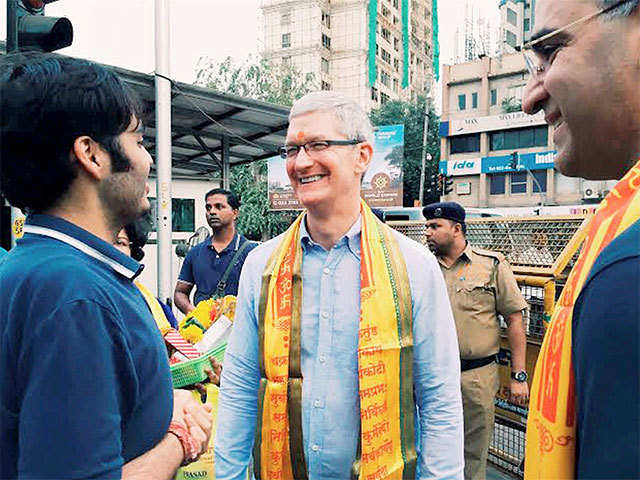 Tim Cook in India