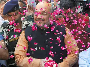 For Shah the results have come at an opportune time as he grows into his first full term as BJP chief. He can now form his new team before the National Executive meeting, to be held on June 11-12. For Shah the results have come at an opportune time as he grows into his first full term as BJP chief. He can now form his new team before the National Executive meeting, to be held on June 11-12.