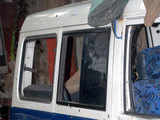 Police van at the time of Mumbai 26/11 attack