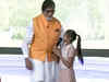 Big B interacts with girl students at NDA govt’s second anniversary gala
