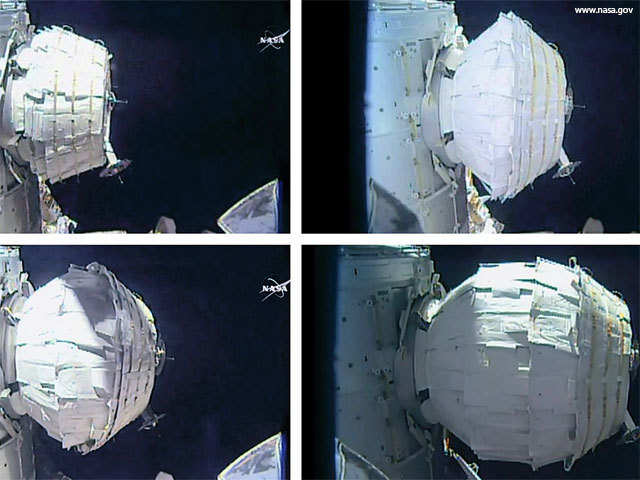NASA successfully inflates spare room in space