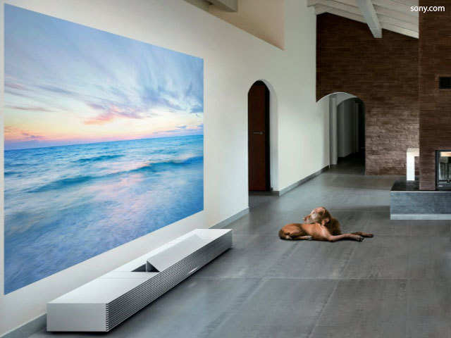 Turn your wall into a life-size TV