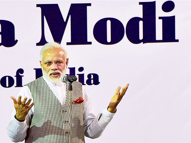 PM Modi addresses Indian workers