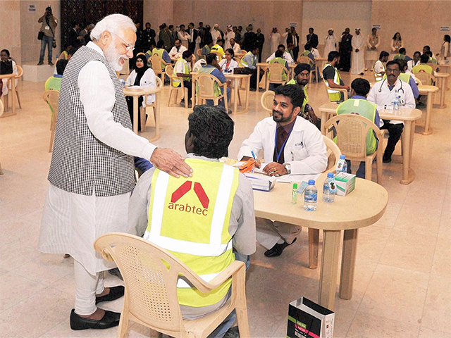 PM Modi at Workers’ Medical Camp