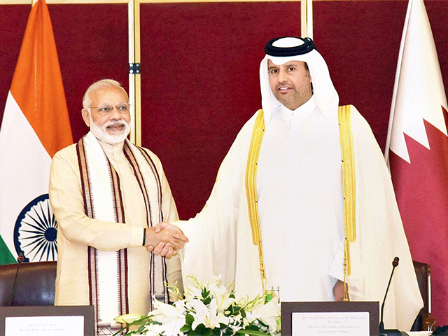 PM Narendra Modi in Qatar