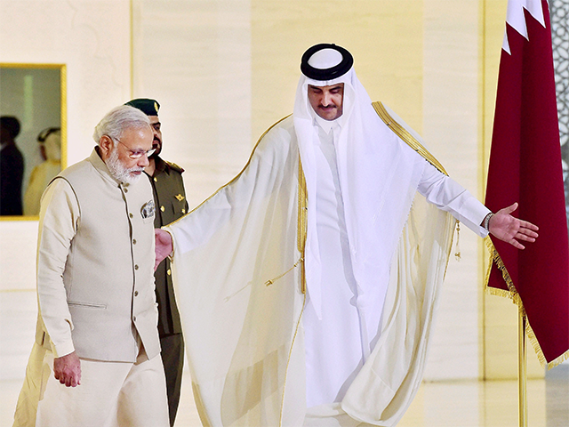 PM Modi at Emiri Diwan in Doha