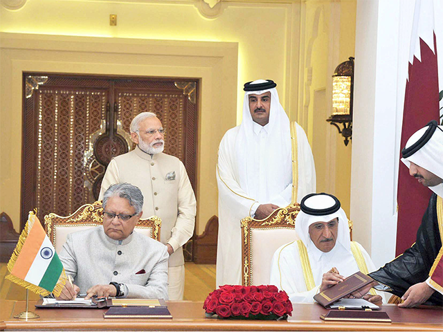 India, Qatar ink 7 key agreements