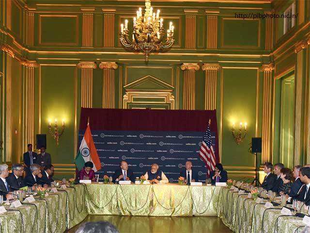 PM Modi at  USIBC Round-table