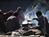 Tibetan horsemen