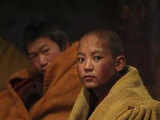 A young Tibetan monk