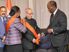 President Pranab Mukherjee awarded highest honour of Cote D'Ivoirie