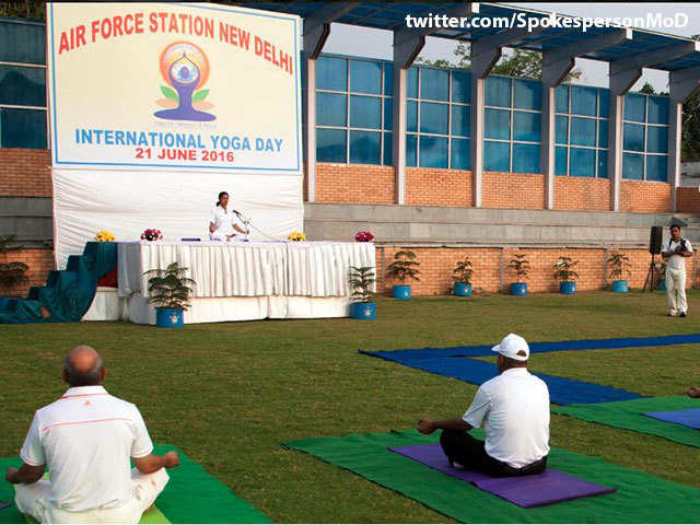 Yoga by IAF in Delhi