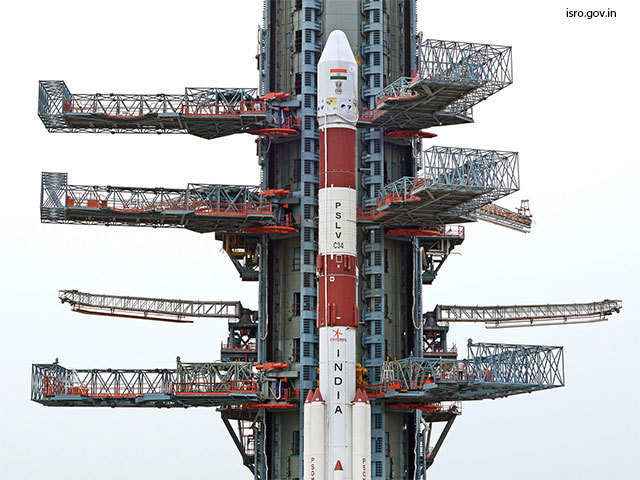 PSLV-C34 on Second Launch Pad