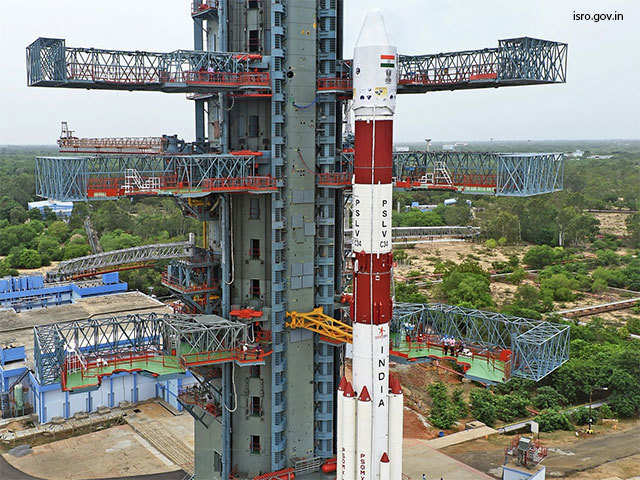 Fully integrated PSLV-C34  at Second Launch Pad