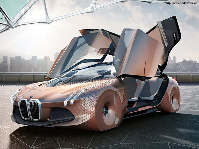 Driverless concept car, a look at the BMW Vision Next 100
