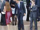 Obama & Sarkozy at G8 delegates