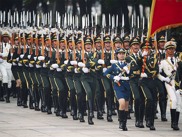 ​Chinese honor guards