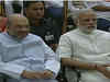 PM Modi, BJP President Amit Shah attend the oath taking ceremony at Rashtrapati Bhavan