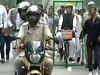 Arjun Ram Meghwal reaches President's House on a cycle