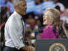 'Ready to pass the baton,' Obama campaigns with Clinton