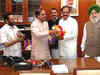 New Union ministers take charge of offices