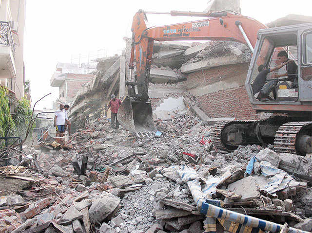 Anti-encroachment drive in Meerut