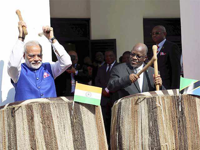 PM Modi in Dar es Salaam