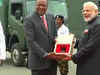 PM Modi hands over field ambulances to President Kenyatta