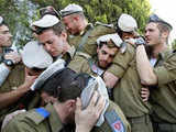 Israeli soldiers mourn