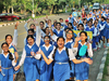 Chhattisgarh school girls on the go, rewarded with own name plates