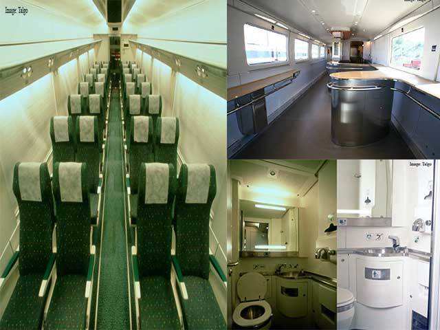 Take a look inside the train