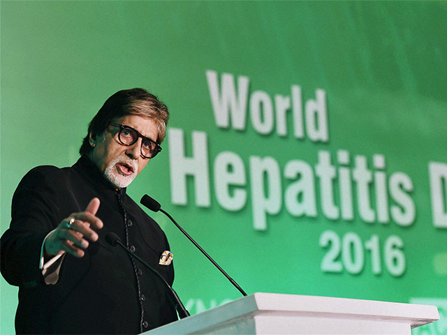 Amitabh Bachchan at World Hepatitis Day event