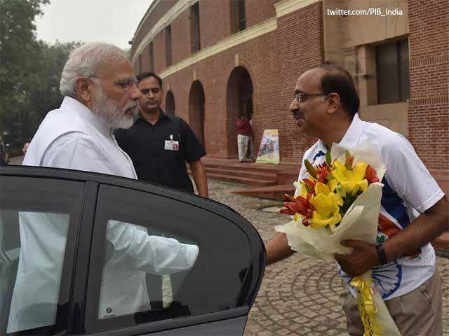 Vijoy Goel welcomed PM Modi