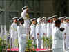 Navy chief Admiral Sunil Lanba receives guard of honour