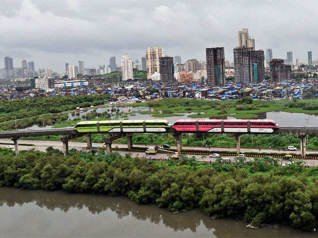 Mumbai monorail rake