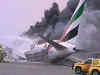 Emirates airline flight crash-lands at Dubai airport