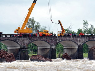 Mahad bridge collapse: Search and rescue operations on