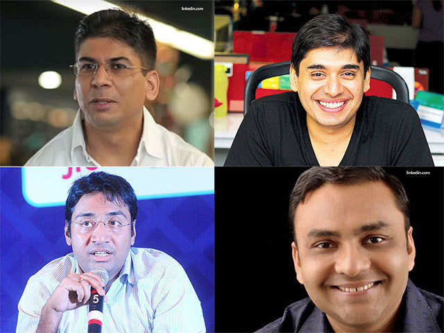 InMobi's Naveen Tewari, Abhay Singhal, Amit Gupta and Mohit Saxena