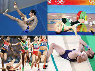 Olympic accidents: Athletes who injured themselves during the games