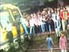 Protest at Mumbai's Badlapur station, train services hit