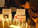 Protesters demand justice for Ruchika